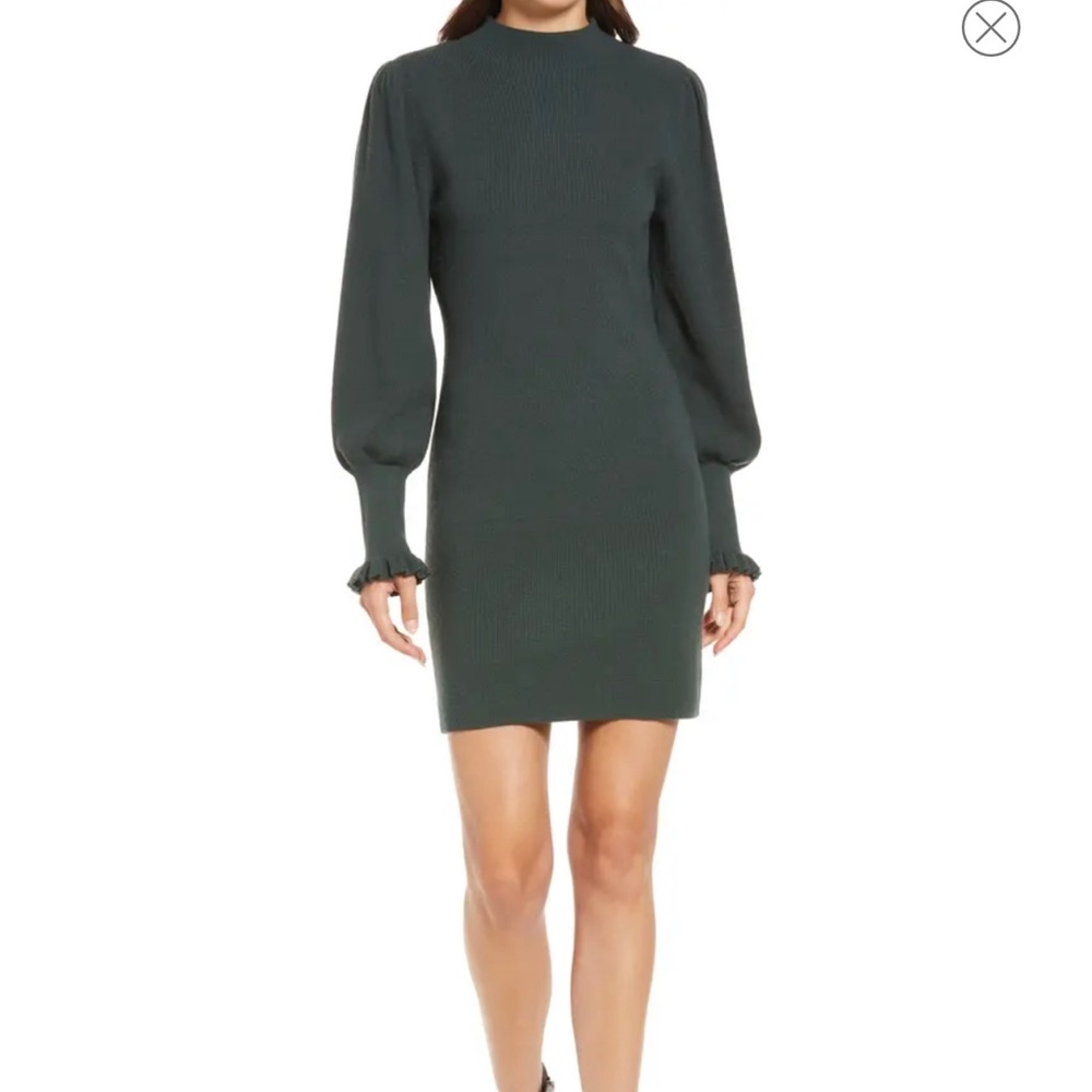 Chelsea28 Balloon Sleeve Sweater Dress